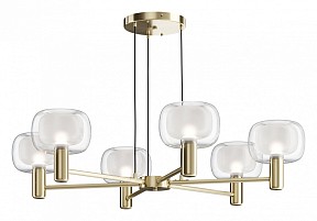 Подвесная люстра Maytoni Vision желтый арт. MOD411PL-06G