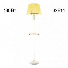 Торшер с полкой Citilux Вена белый арт. CL402923T
