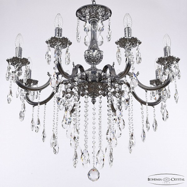 Подвесная люстра Bohemia Ivele Crystal AL7801 металл арт. AL78101/8/250 B CG