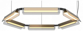 Подвесная люстра Maytoni Flat латунь арт. MOD296PL-L60BS3K