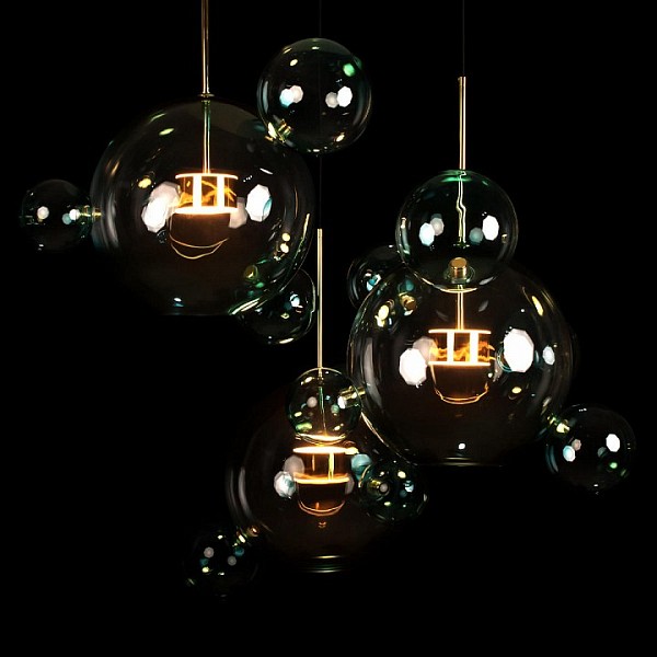 Подвесной светильник Loft it Bolle желтый арт. 2027-D3 Blue