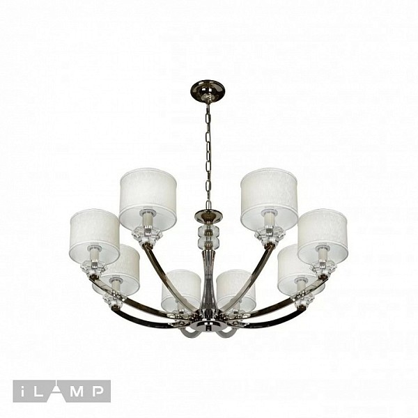 Подвесная люстра iLamp Oxford хром арт. 85175/8 CR