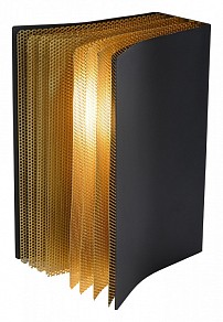 Настольная лампа декоративная Lucide Extravaganza Livret черный арт. 78596/01/30