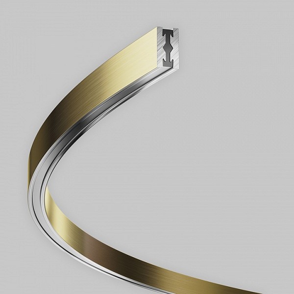 Трек Maytoni Technical Busbar trunkings Flarity латунь арт. TRX154-2SR-D1800-BS
