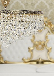 Люстра на штанге Arti Lampadari Castellana золото арт. Castellana E 1.3.46.601 G