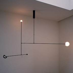 Подвесной светильник Imperiumloft Lines черный арт. LINES-10
