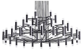 Подвесная люстра Arte Lamp Empire черный арт. A2482SP-84BK