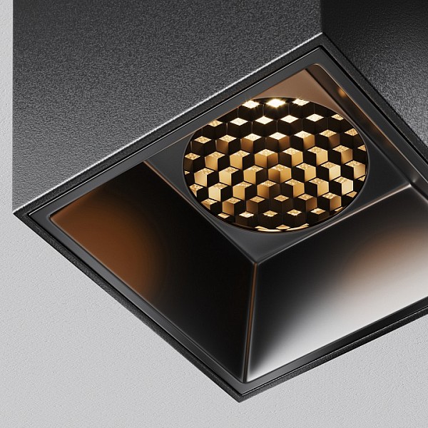 Накладной светильник Maytoni Technical Alfa LED черный арт. C064CL-5W2.7K-SQ-B