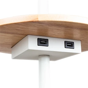 Торшер с подсветкой Arte Lamp Combo белый арт. A4056PN-1WH