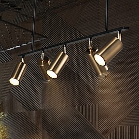 Светильник на штанге Imperiumloft Long John черный арт. LINO01