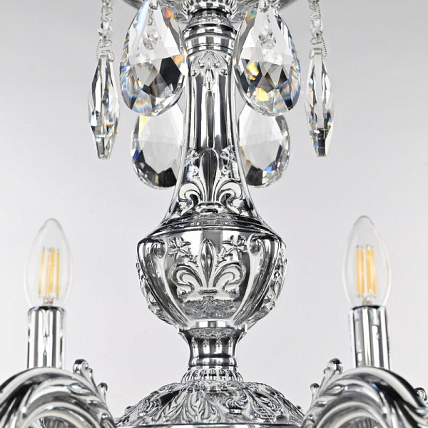 Подвесная люстра Bohemia Ivele Crystal AL7901 никель арт. AL79101/6/175 A NW