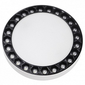 Накладной светильник iLedex Mercury черный арт. 5552-24W-D165-3/4K-WH+BK