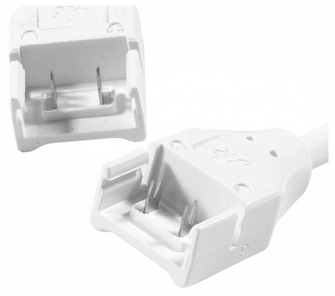 Соединитель для светодиодной ленты ELFLED STD белый арт. Conn-2p/w/2p-SMD-8mm-IP68