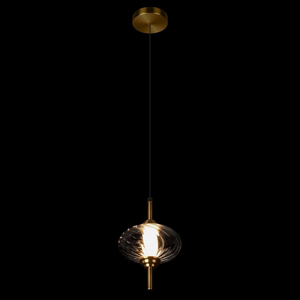 Подвесной светильник Loft it Helix бронза арт. 10421/C Smoke
