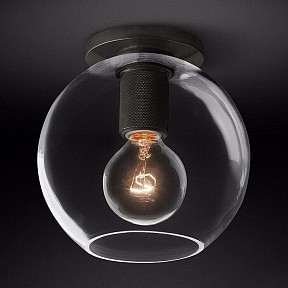 Накладной светильник Imperiumloft RH Utilitaire Globe бронза арт. 48,067