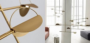 Подвесная люстра Imperiumloft  латунь арт. bolia01
