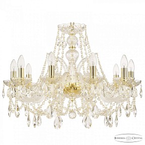Подвесная люстра Bohemia Ivele Crystal 105 золото арт. 105/10/240 G