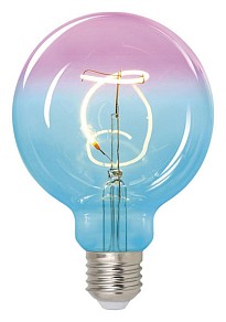 Лампа светодиодная Uniel SOHO  арт. LED-SF01-4W/SOHO/E27/CW BLUE/WINE GLS77TR