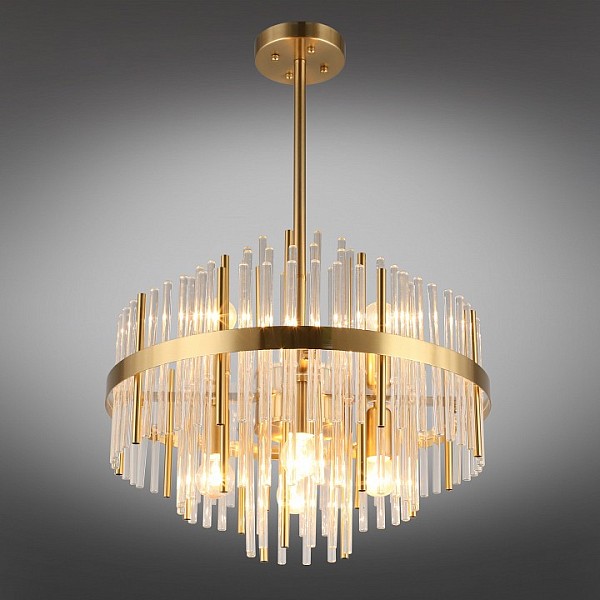 Люстра на штанге Omnilux Alatri желтый арт. OML-69217-06