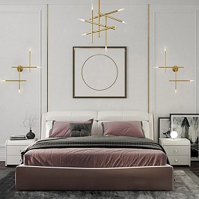 Люстра на штанге Imperiumloft Traverse Gold золото арт. TRAVERSE01