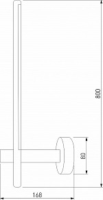 Бра Elektrostandard Fine черный арт. a067492