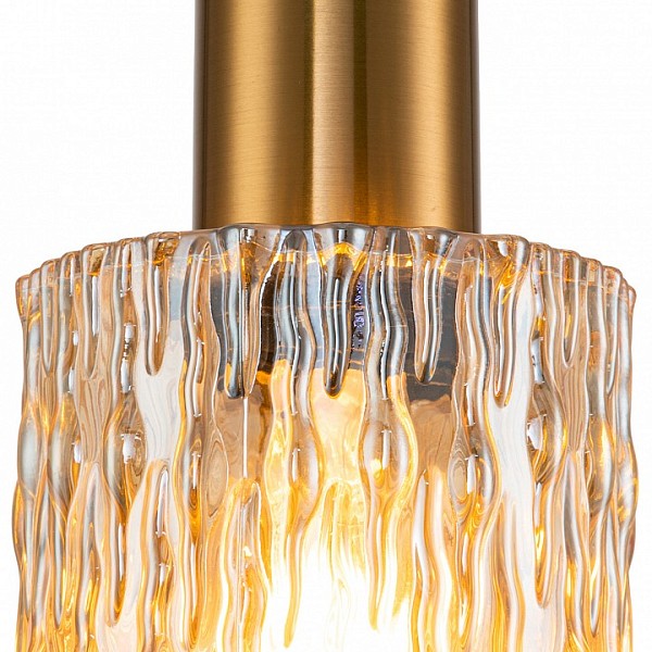 Подвесной светильник Escada Rain черный арт. 10189/1S Brass