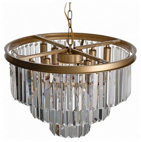 Подвесная люстра Loft it Prism Clear золото арт. 10019/500C