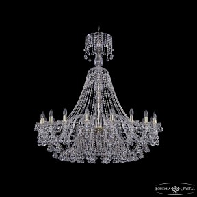 Подвесная люстра Bohemia Ivele Crystal 1409 золото арт. 1409/20/460/XL-136 G