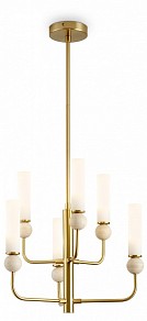 Люстра на штанге Freya Sunspot латунь арт. FR5482CL-06BS1