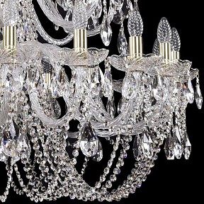 Подвесная люстра Bohemia Ivele Crystal 1402 золото арт. 1402/20+10+5/400/2d/G