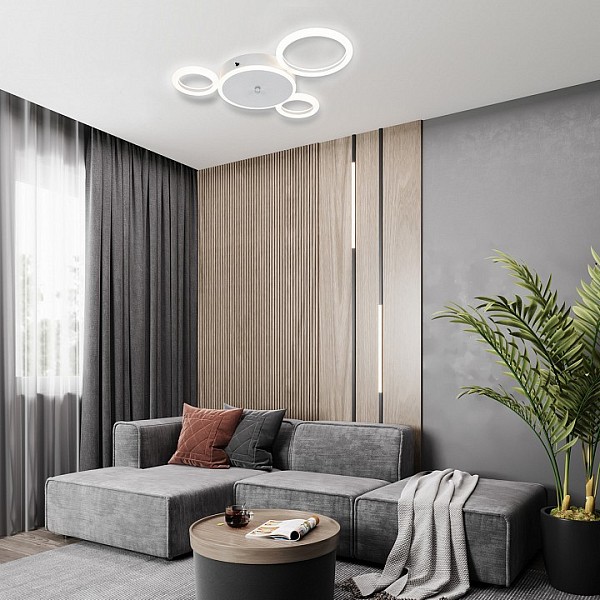 Потолочная люстра Escada Saturn белый арт. 10268/4LED White