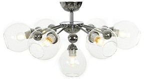 Люстра на штанге LUMINA DECO Devoli хром арт. LDC 8040-7 CHR+PR