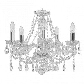 Подвесная люстра Bohemia Ivele Crystal 107 никель арт. 107/5/165 Ni