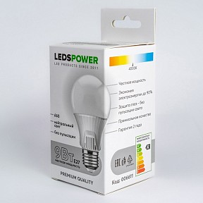 Лампа светодиодная LEDS POWER A60  арт. 006611