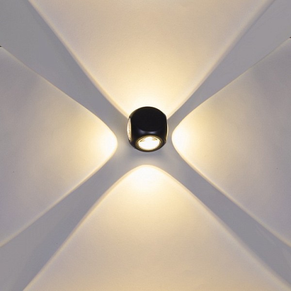 Накладной светильник Reluce  черный арт. 86828-9.2-004TLFA LED4*3W BK