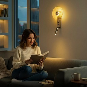 Бра с подсветкой Citilux CORTA хром арт. CL245031