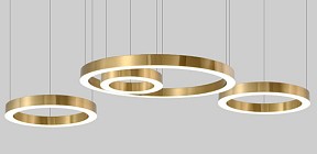 Подвесной светильник Imperiumloft Light Ring Horizontal золото арт. 40,1454