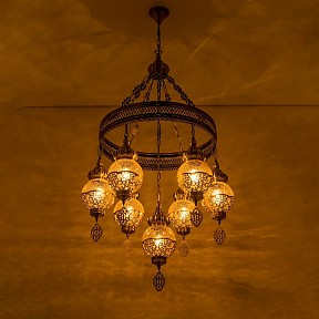 Подвесная люстра Citilux Каир бронза арт. CL419163