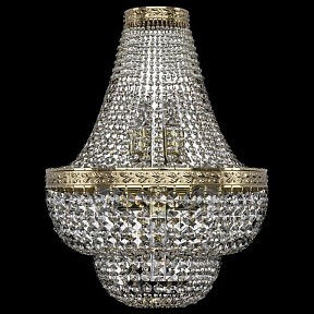 Бра Bohemia Ivele Crystal 1910 золото арт. 19101B/H1/35IV G