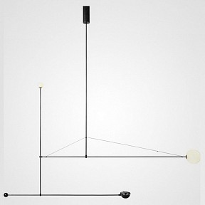 Подвесной светильник Imperiumloft Lines черный арт. LINES-10