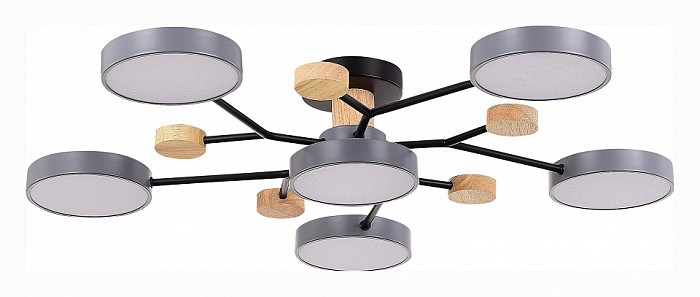 Потолочная люстра EVOLUCE Faema коричневый арт. SLE6006-702-06