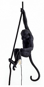 Подвесной светильник Seletti Monkey Lamp черный арт. 14923
