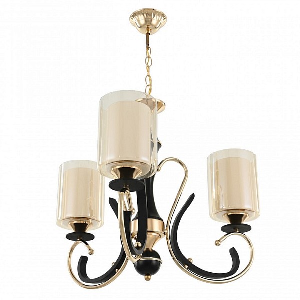 Подвесная люстра Arte Milano Florentia-2237 золото арт. 302237/3 Bk/Gd