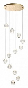Подвесная люстра Odeon Light Crystal желтый арт. 5008/56L