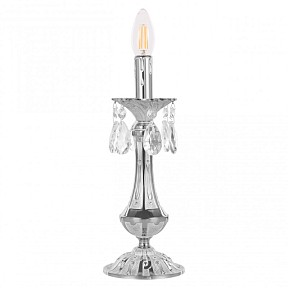 Настольная лампа декоративная Bohemia Ivele Crystal AL77 никель арт. AL77100L/1-32 NW