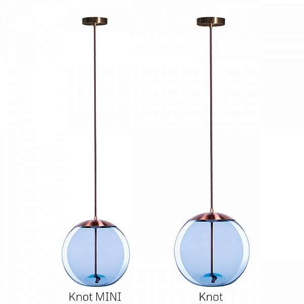 Подвесной светильник Loft it Knot коричневый арт. 8133-B mini
