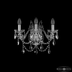 Бра Bohemia Ivele Crystal 1411 никель арт. 1411B/3/160 Ni