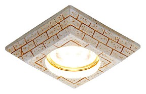 Встраиваемый светильник Ambrella Light D кремовый арт. D2920 BG