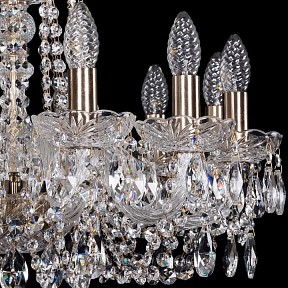 Подвесная люстра Bohemia Ivele Crystal 1402 золото арт. 1402/12/195/Pa