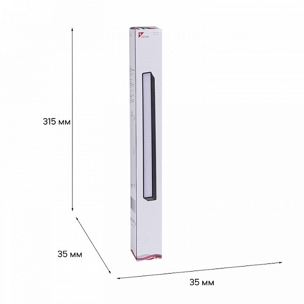 Накладной светильник Reluce  черный арт. 13003-9.3-001UR magnetic LED10W BK CCT+SMART